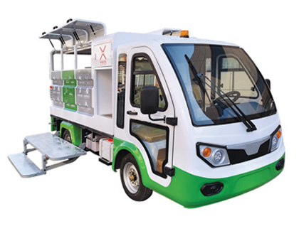 电动四轮垃圾分类车